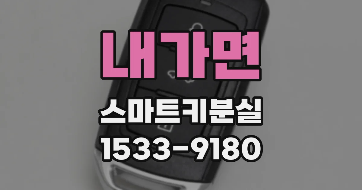 내가면 스마트키분실