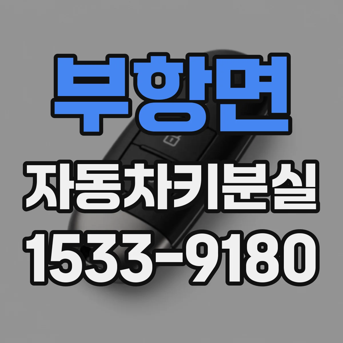 부항면 자동차키분실