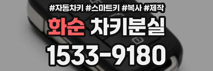 화순 차키분실