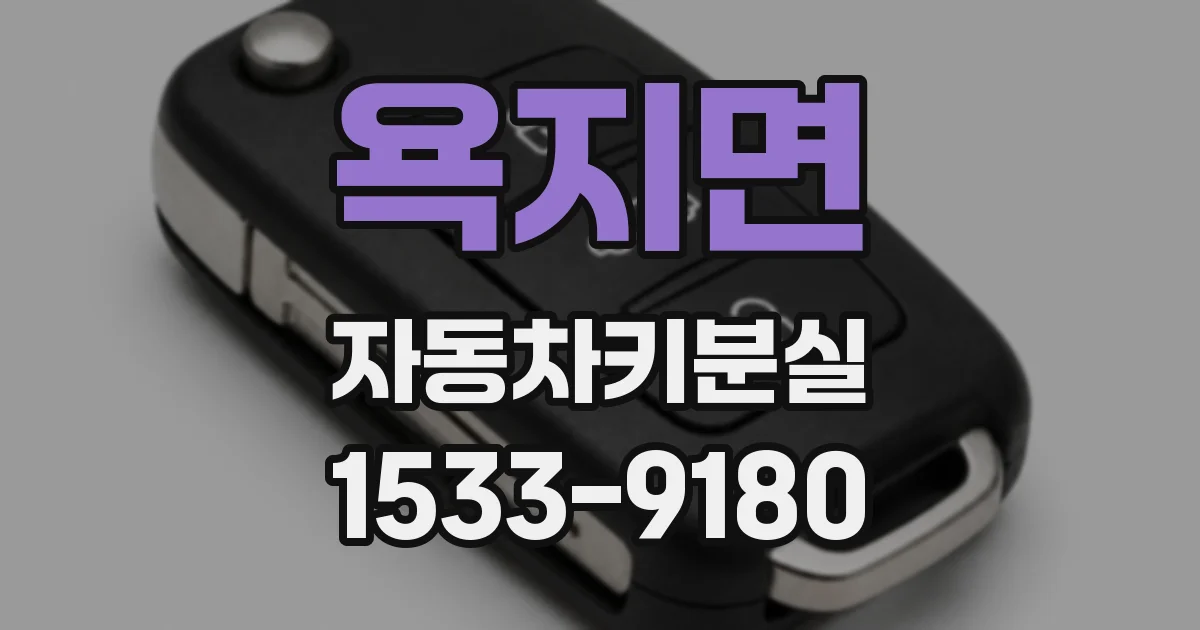 욕지면 자동차키분실