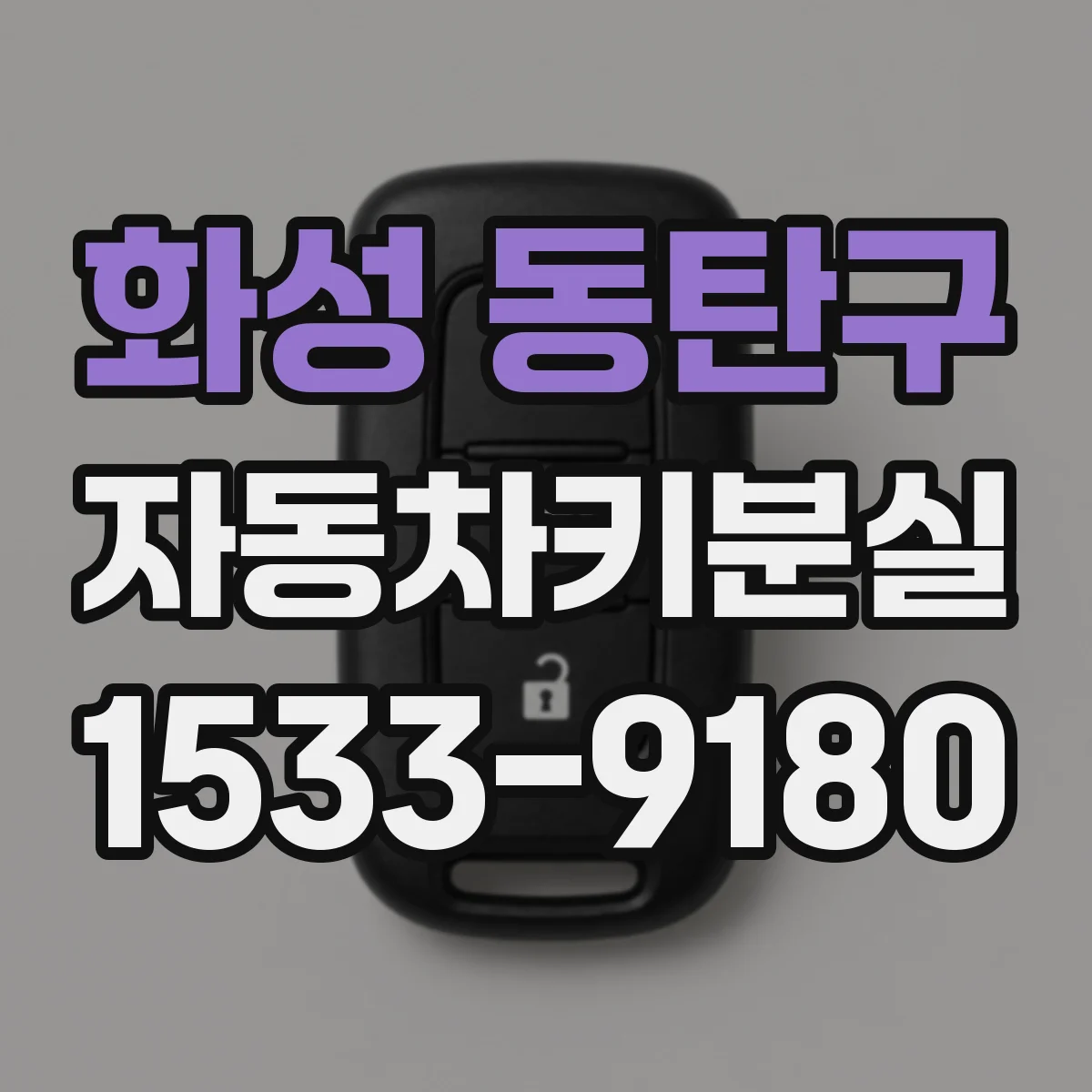 화성 동탄구 자동차키분실