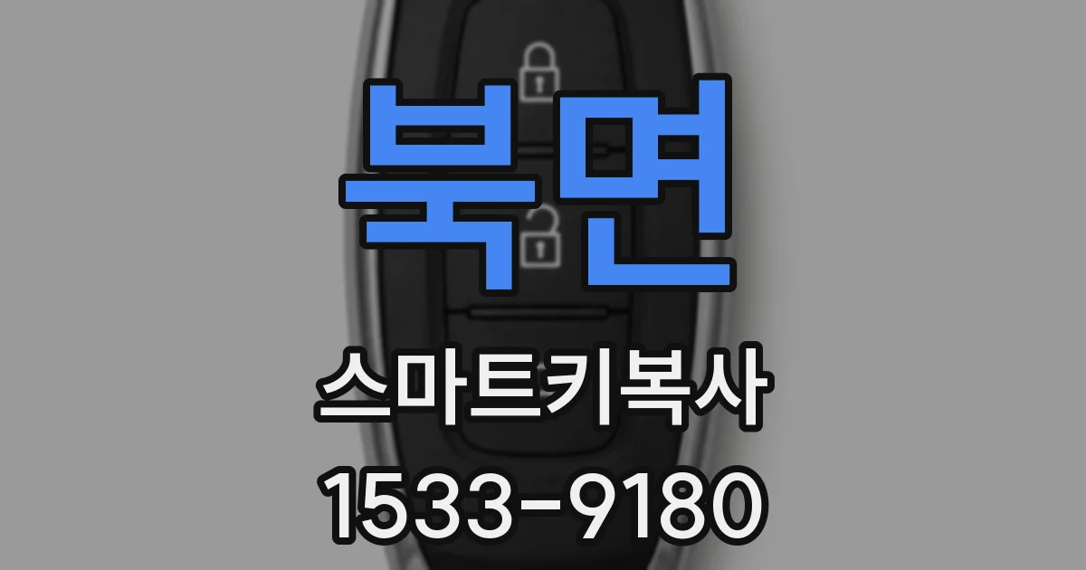북면 스마트키복사