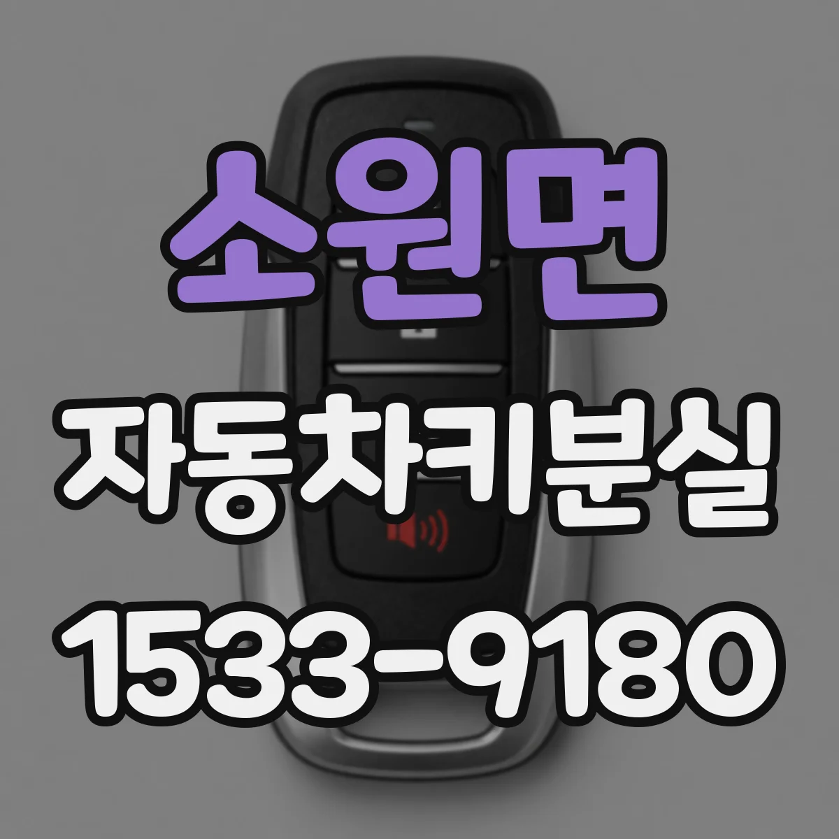 소원면 자동차키분실