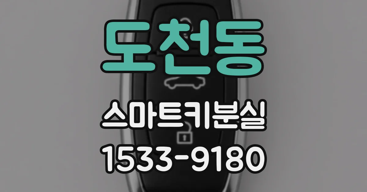 도천동 스마트키분실