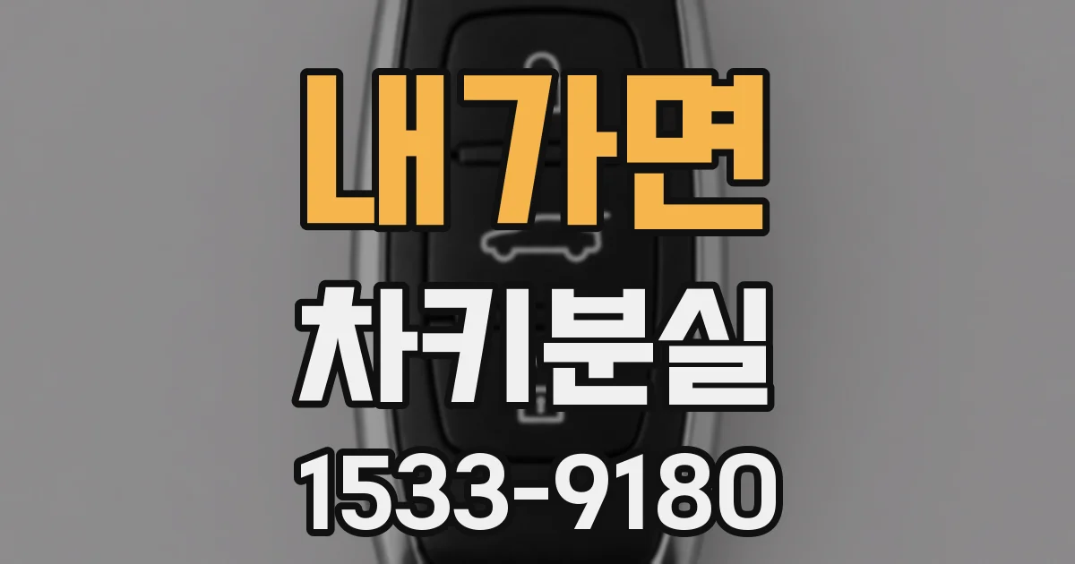 내가면 차키분실