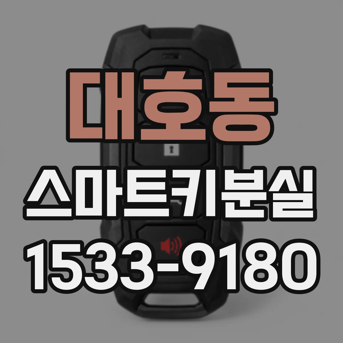 대호동 스마트키분실