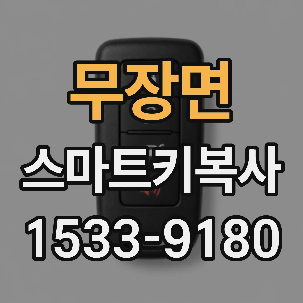 무장면 스마트키복사