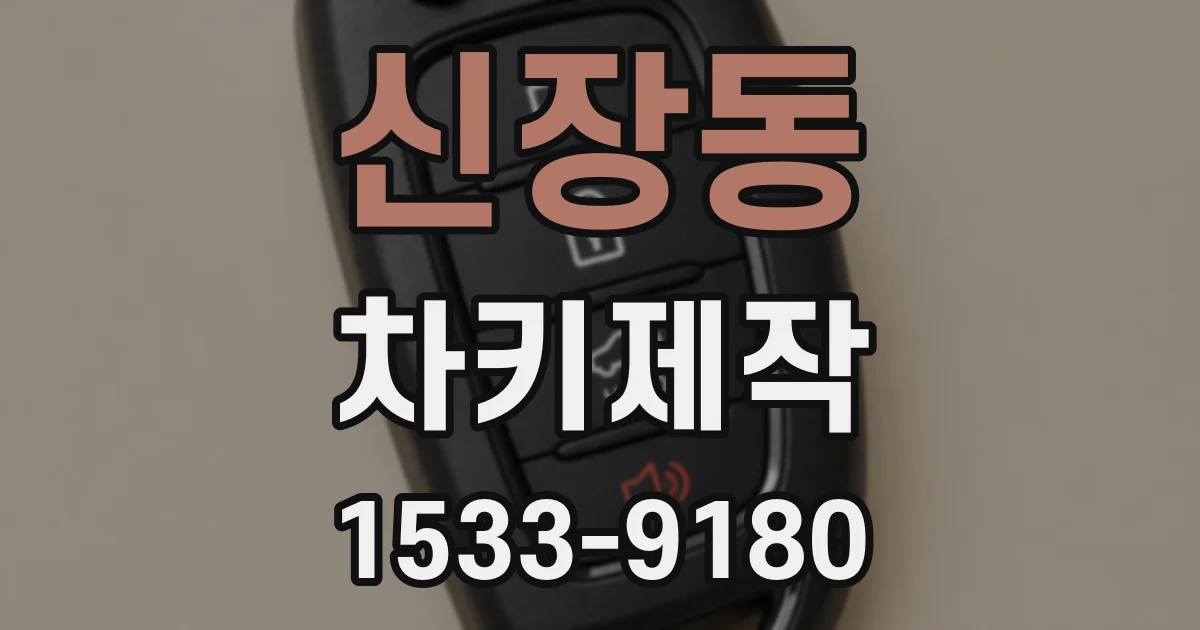 신장동 차키제작