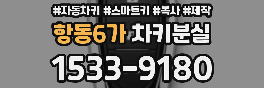 항동6가 차키분실