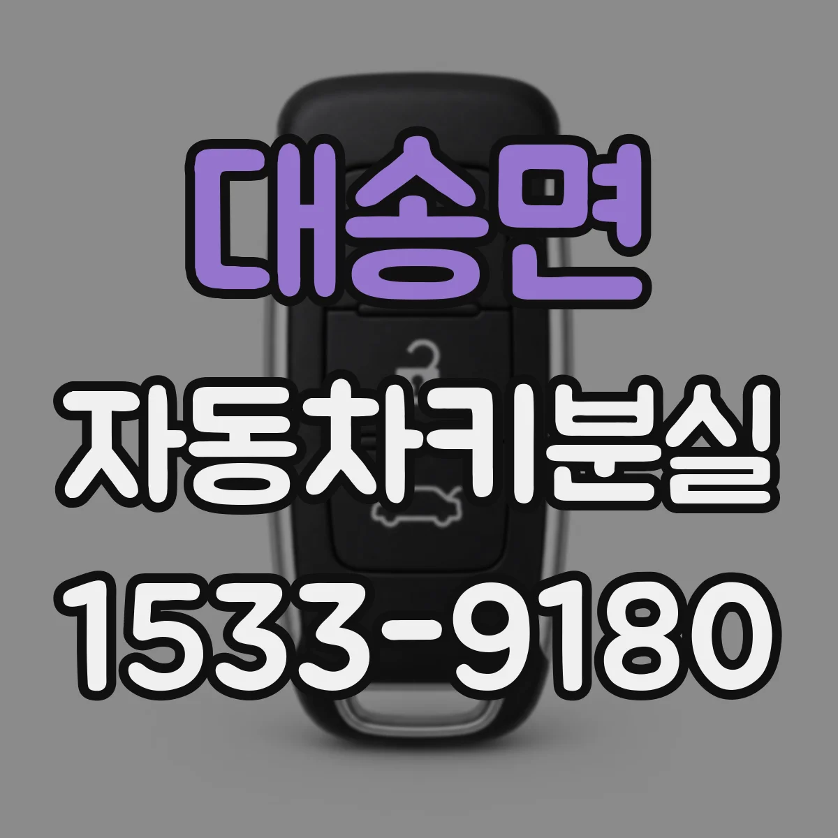 대송면 자동차키분실