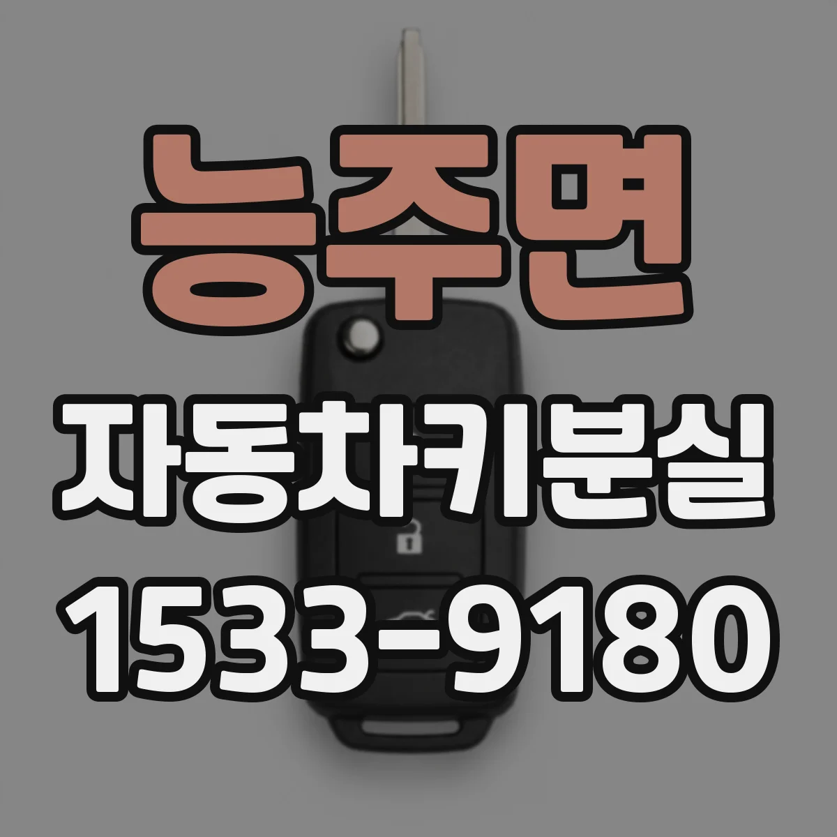 능주면 자동차키분실