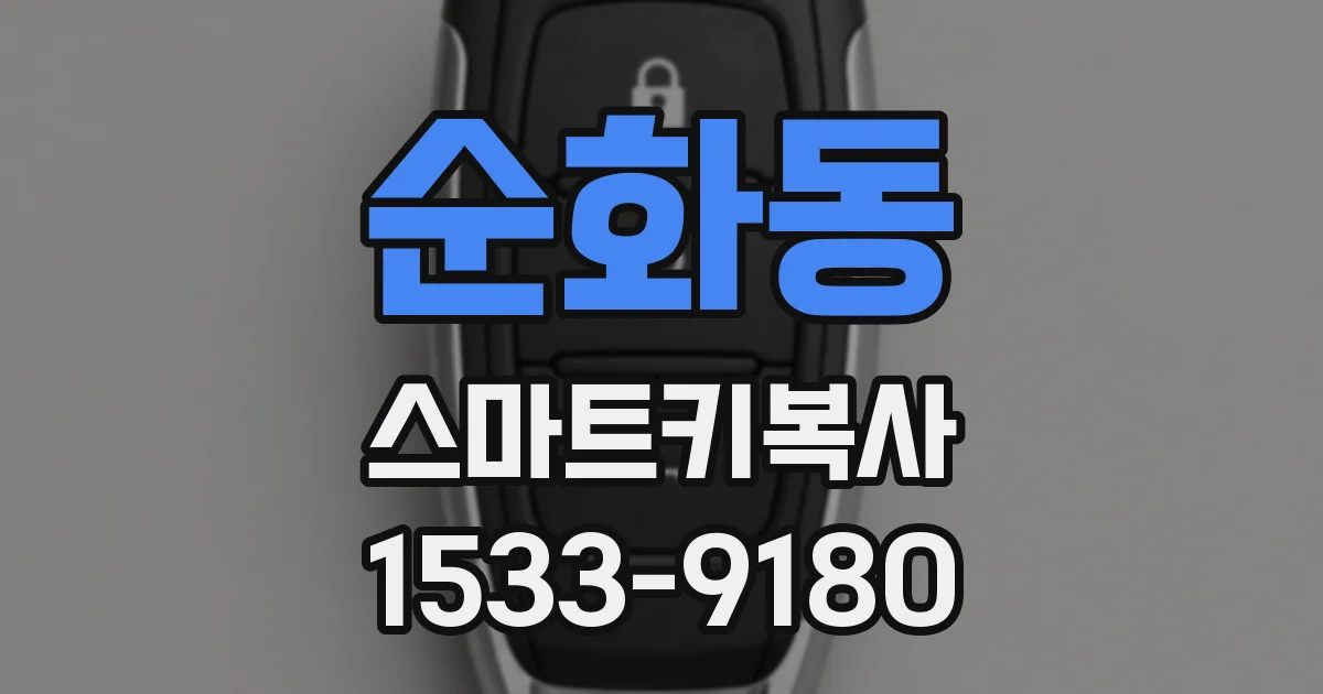 순화동 스마트키복사
