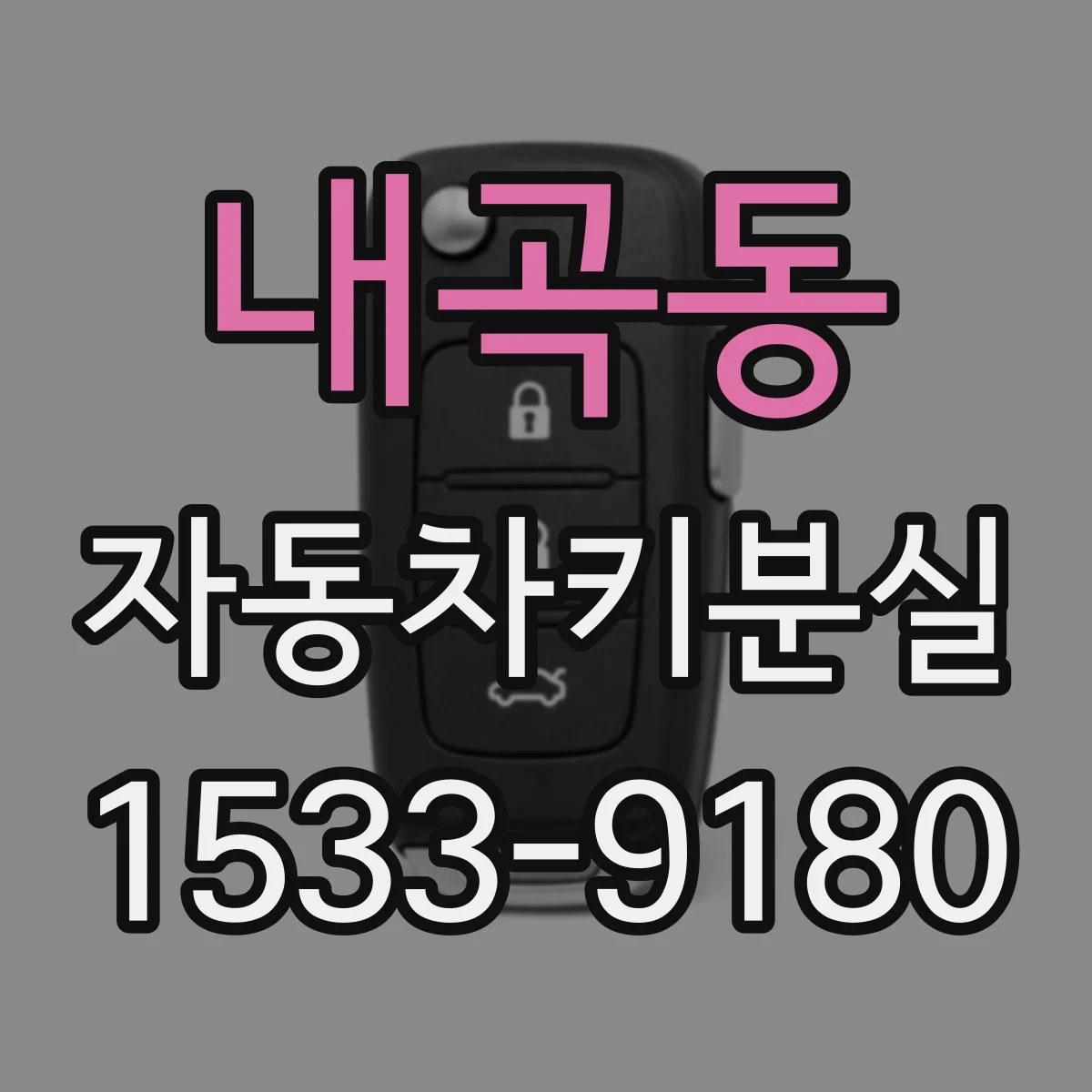 내곡동 자동차키분실