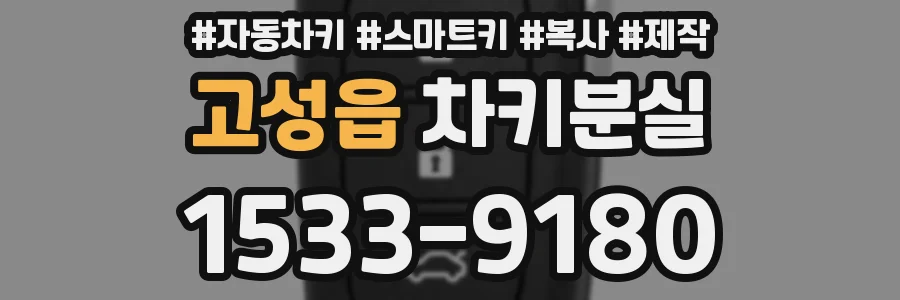 고성읍 차키분실