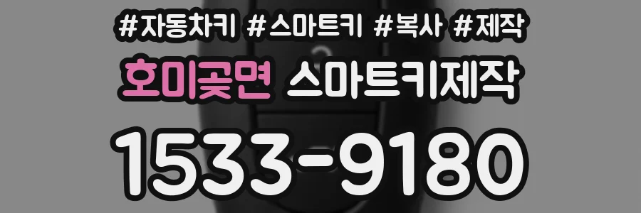호미곶면 스마트키제작