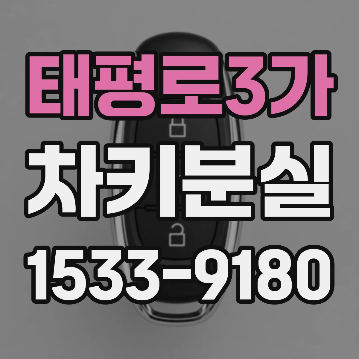 태평로3가 차키분실