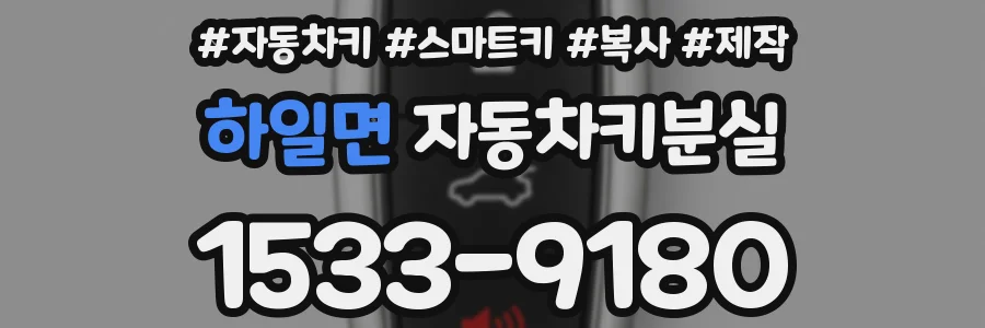 하일면 자동차키분실