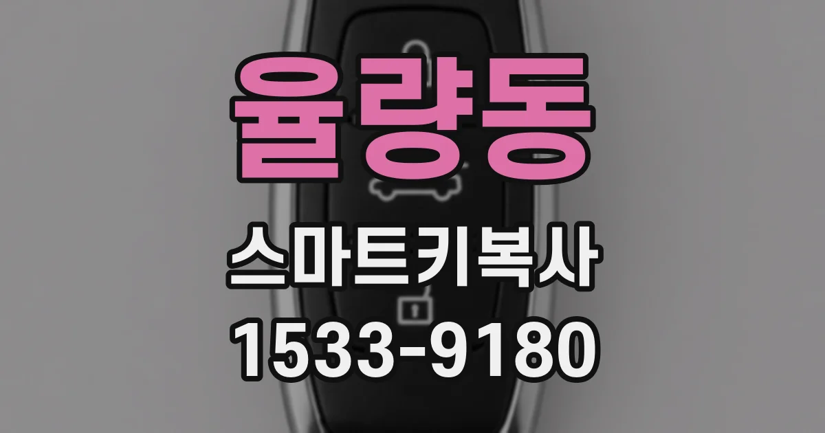 율량동 스마트키복사
