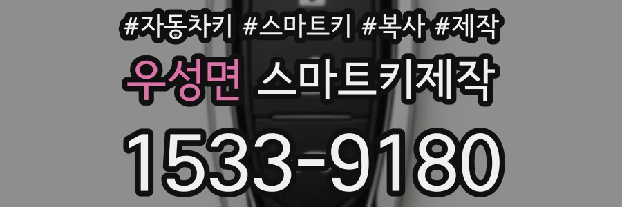 우성면 스마트키제작