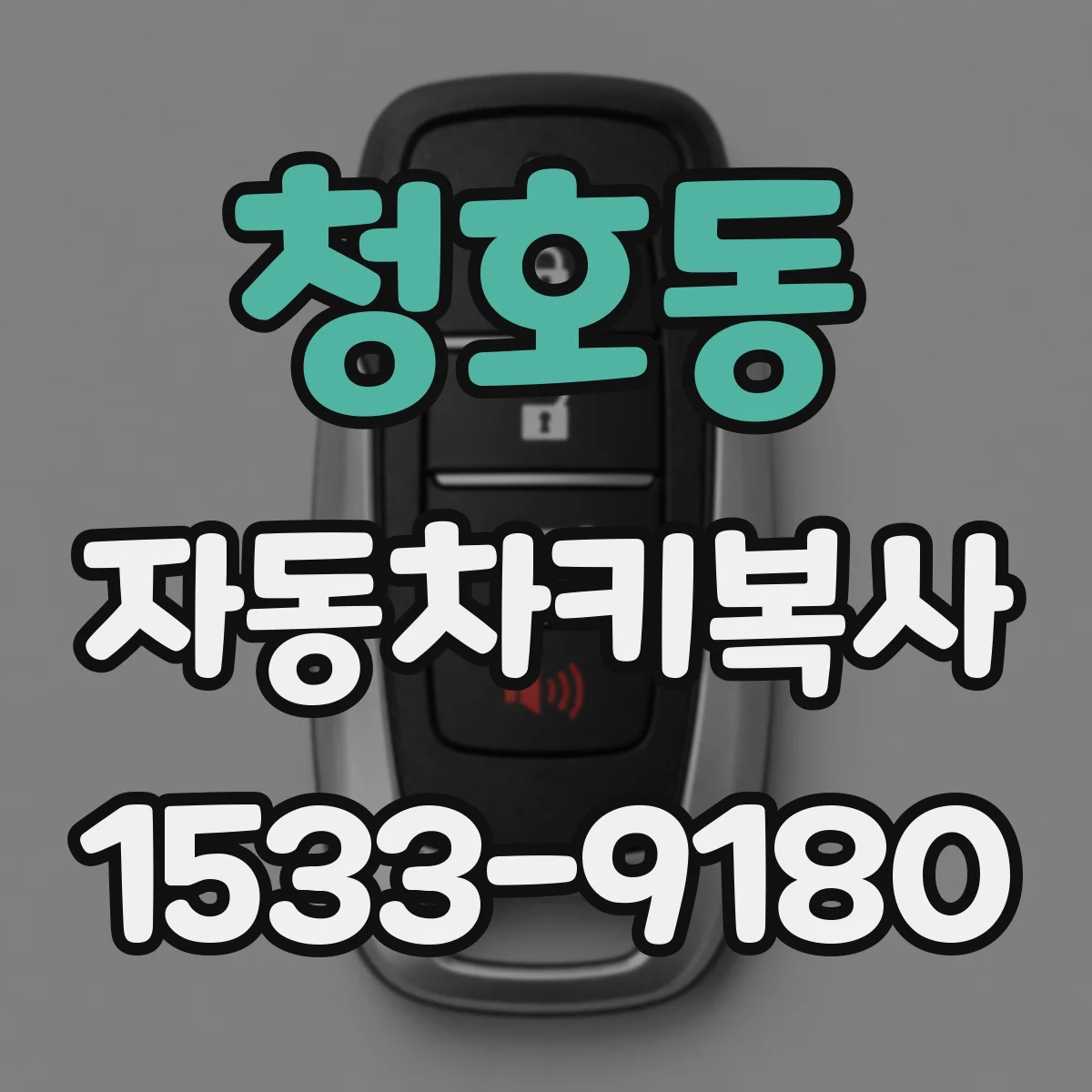 청호동 자동차키복사