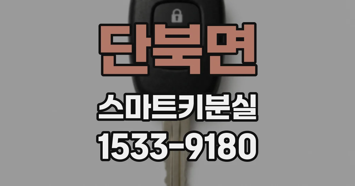 단북면 스마트키분실