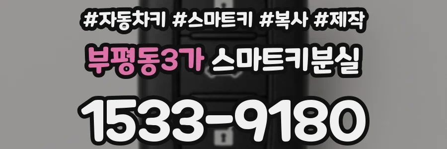 부평동3가 스마트키분실
