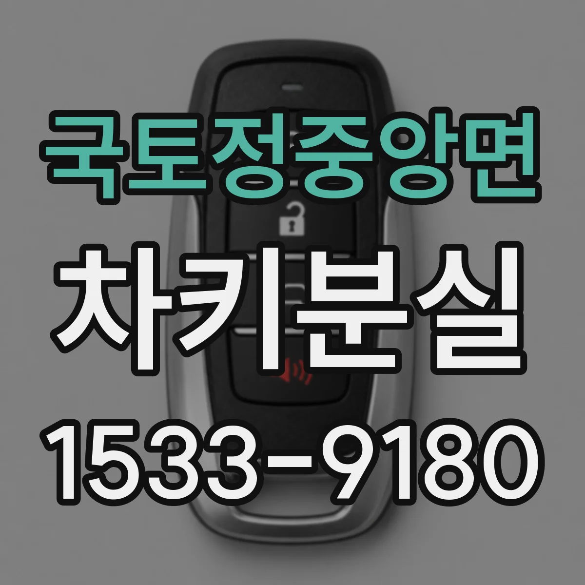 국토정중앙면 차키분실
