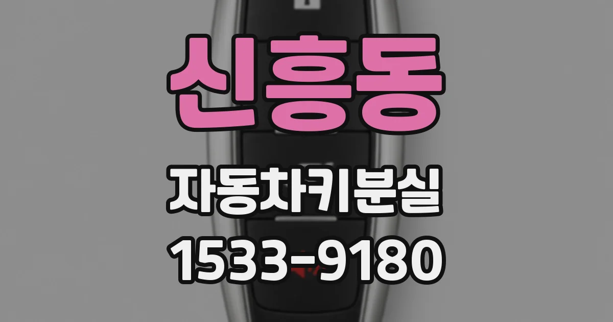 신흥동 자동차키분실