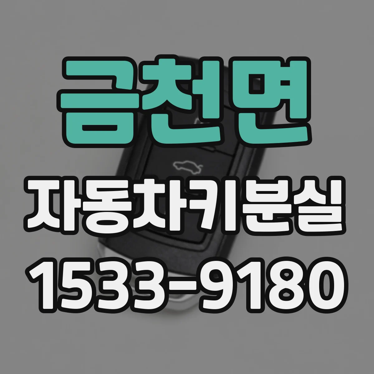 금천면 자동차키분실