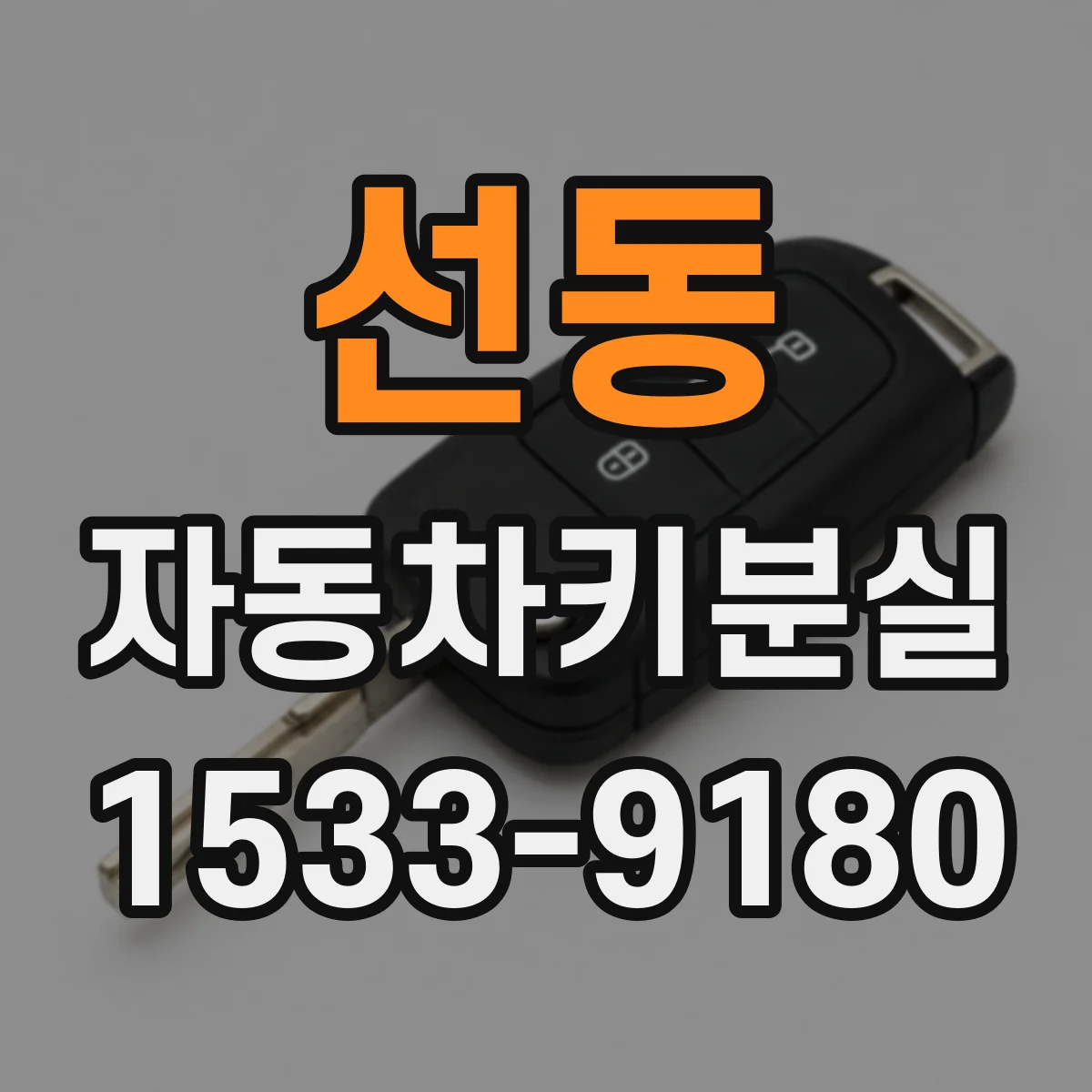 선동 자동차키분실