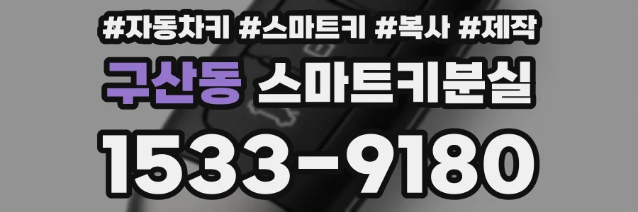 구산동 스마트키분실