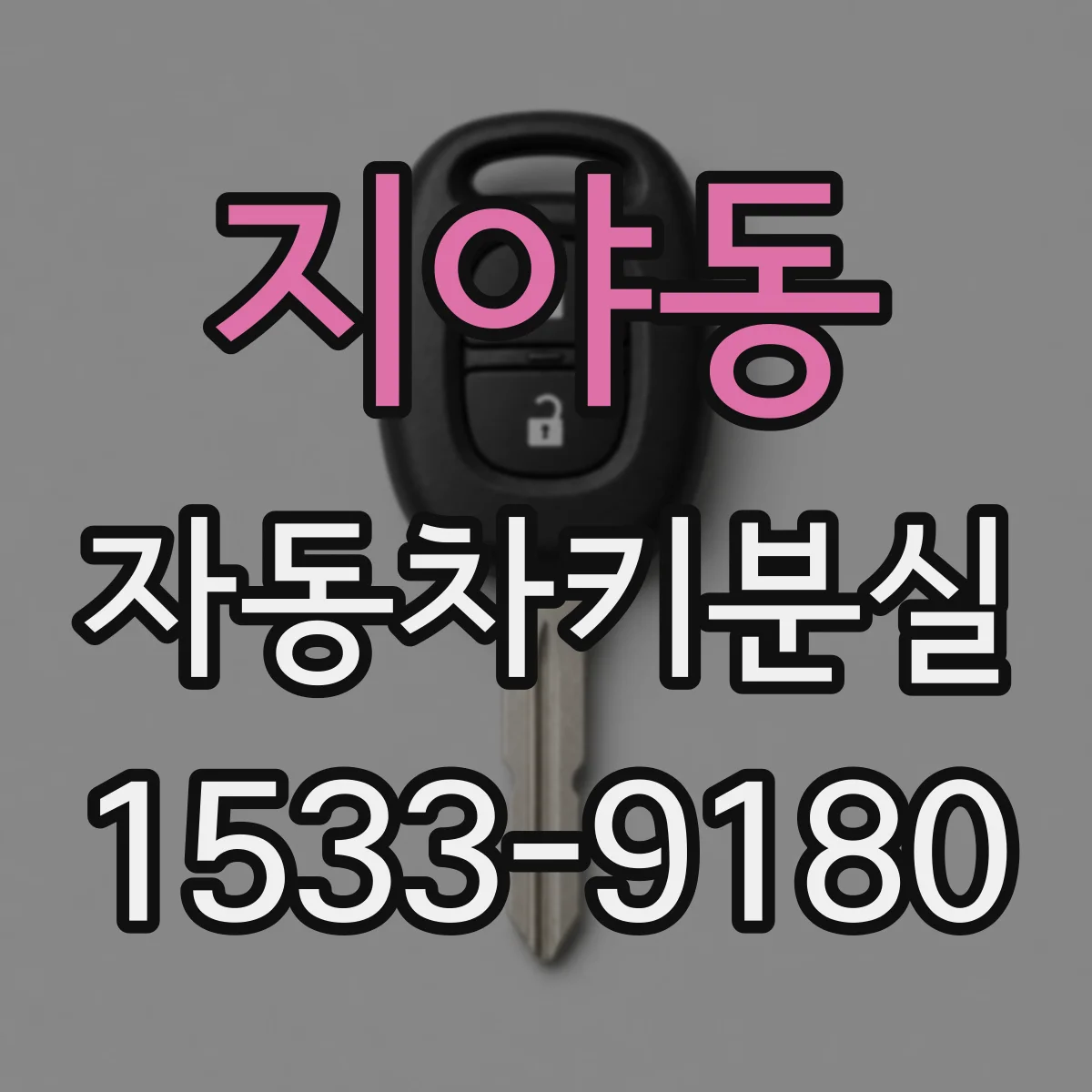 지야동 자동차키분실