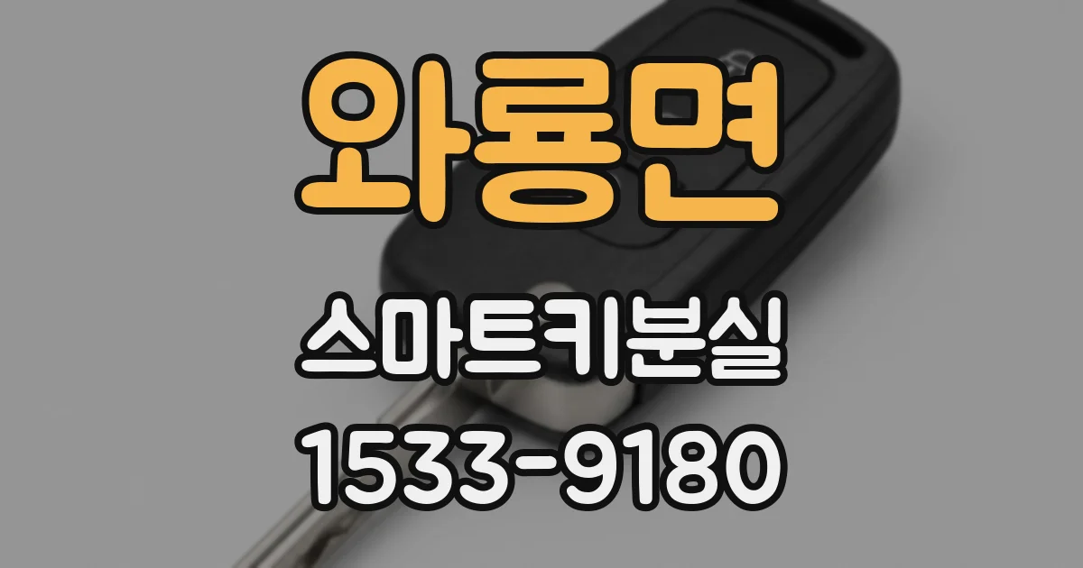 와룡면 스마트키분실