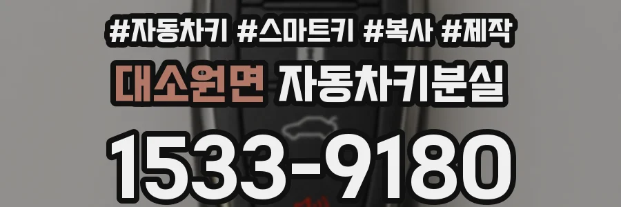 대소원면 자동차키분실