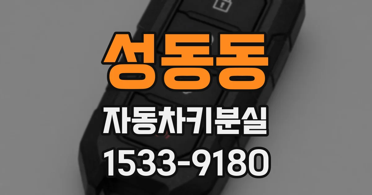 성동동 자동차키분실