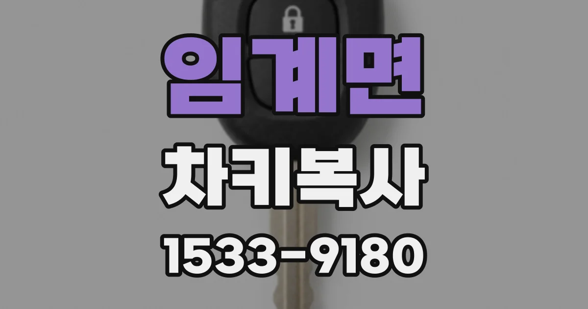 임계면 차키복사