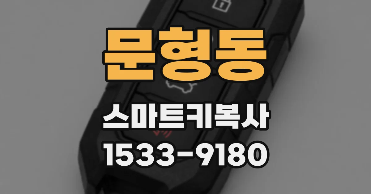 문형동 스마트키복사