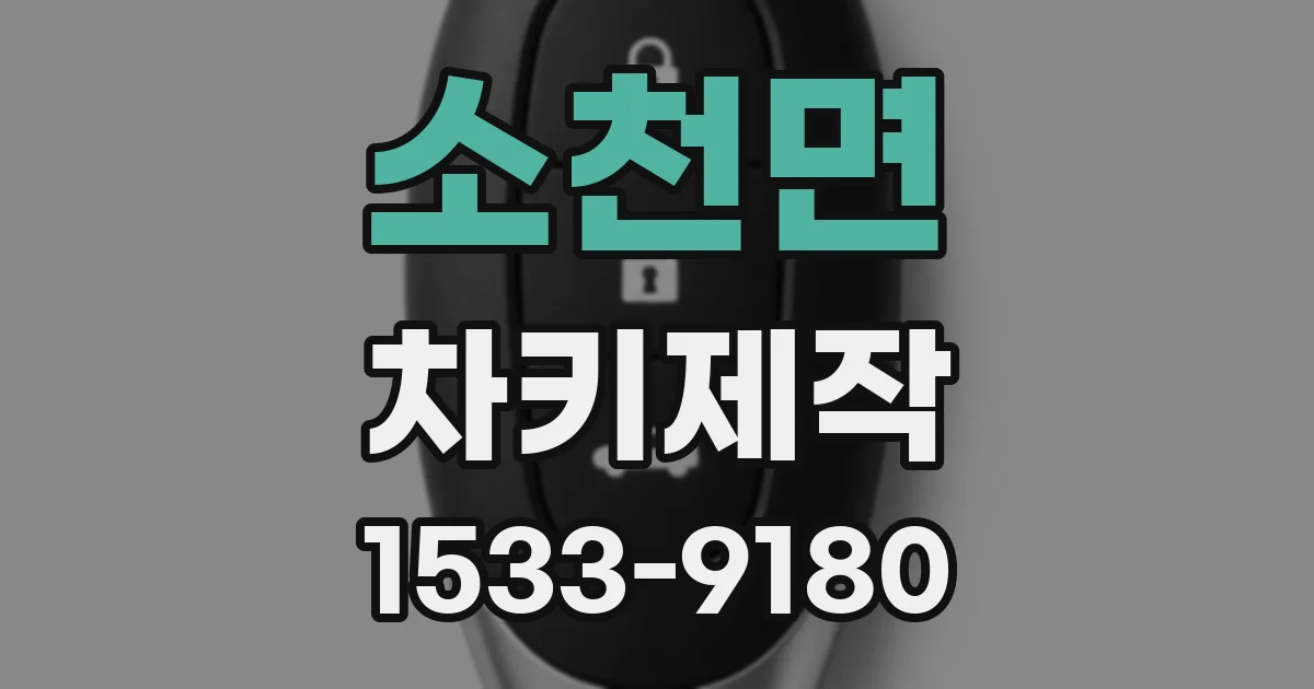 소천면 차키제작