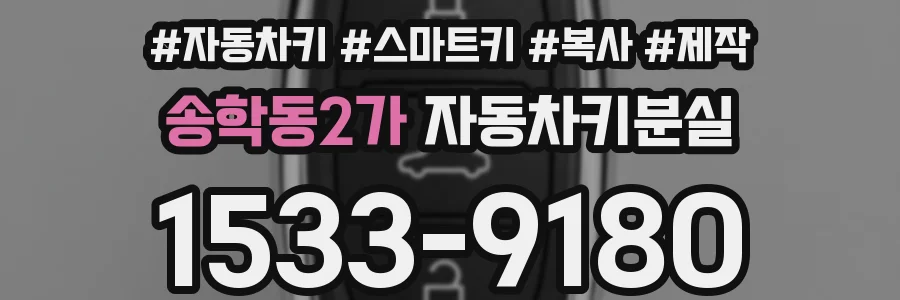 송학동2가 자동차키분실