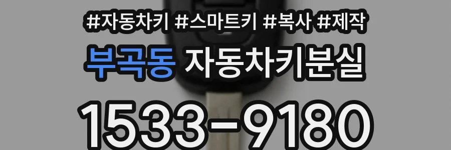 부곡동 자동차키분실