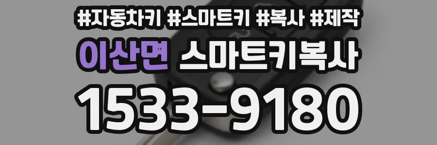 이산면 스마트키복사