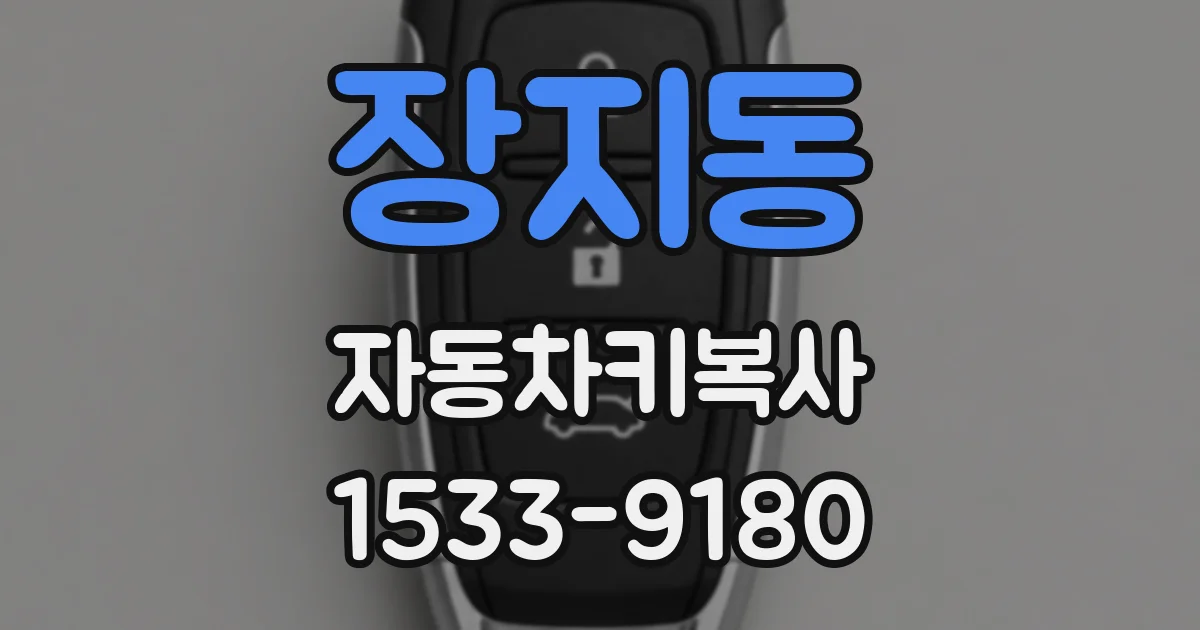 장지동 자동차키복사