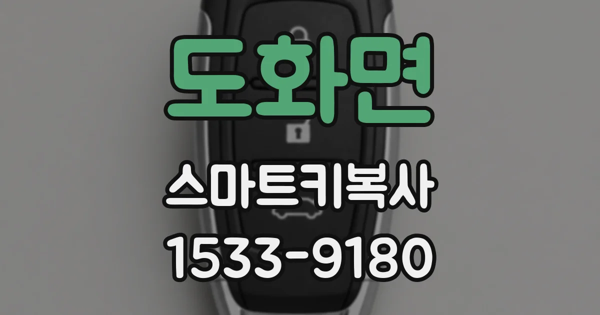 도화면 스마트키복사
