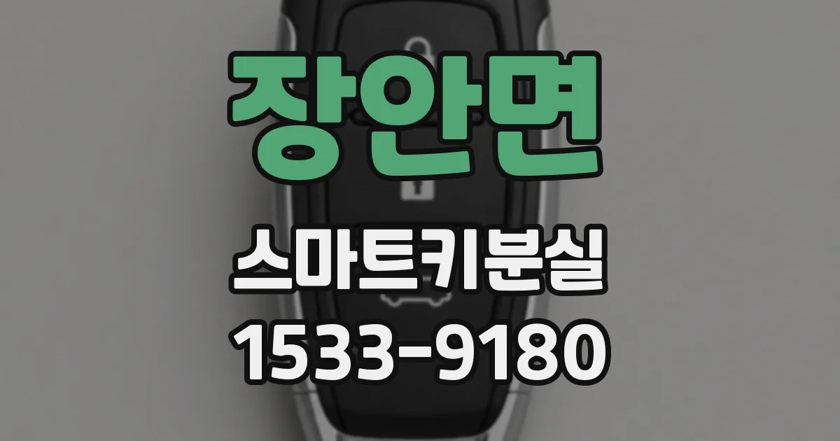 장안면 스마트키분실