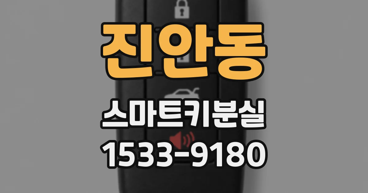 진안동 스마트키분실