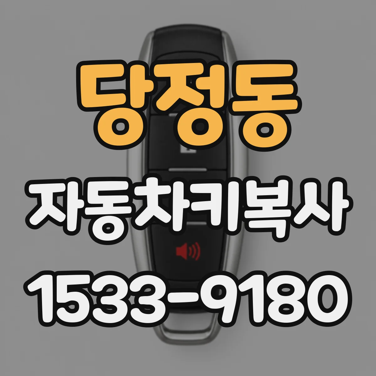 당정동 자동차키복사