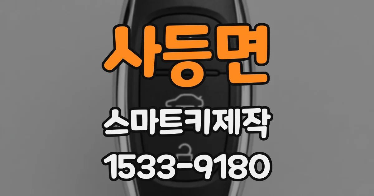 사등면 스마트키제작