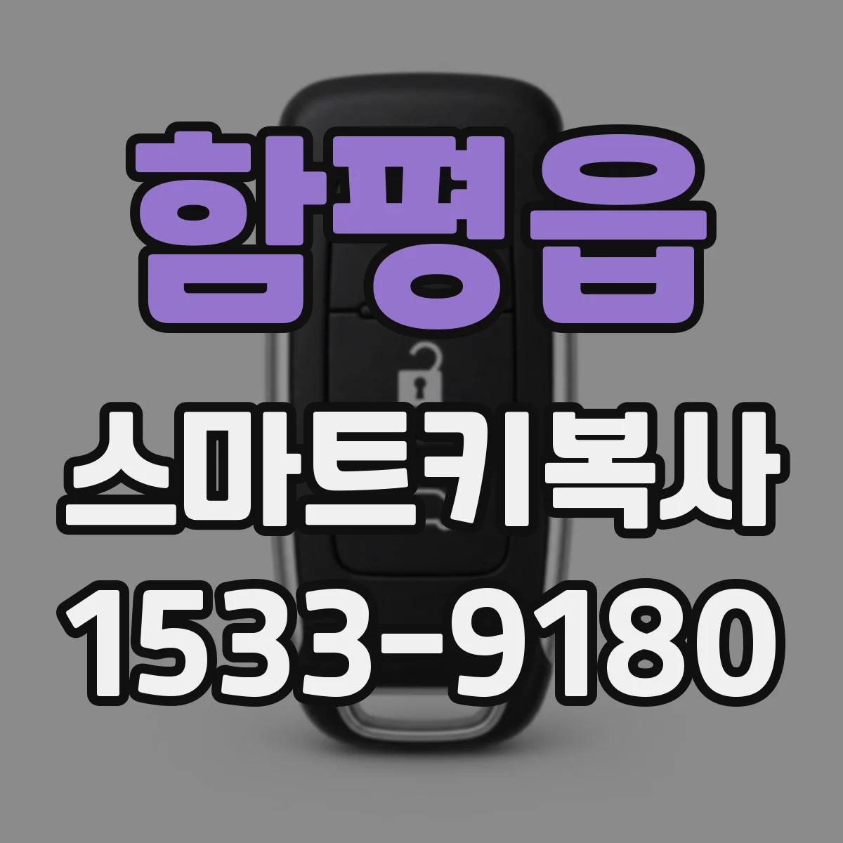 함평읍 스마트키복사