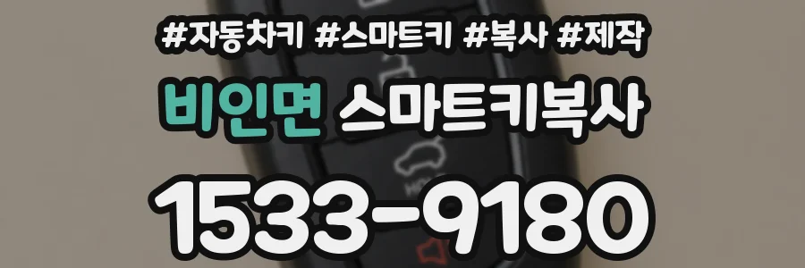 비인면 스마트키복사