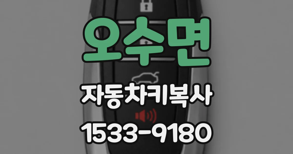오수면 자동차키복사
